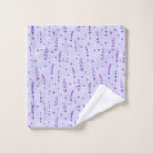 Mooie Paarse Waterverf lavender Flower Bad Handdoek (Wasdoekje)