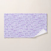 Mooie Paarse Waterverf lavender Flower Bad Handdoek (Handdoek)