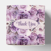 Mooie Paarse Wildbloemen Bedankdoosjes (Bovenkant)