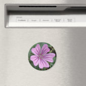 Mooie Paarse Wilde Bloem Magneet (Insitu (Vaatwasser))