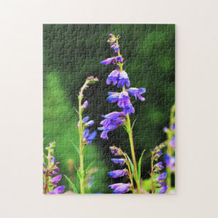 Mooie Paarse wilde bloemen in Bloom in Canada Legpuzzel