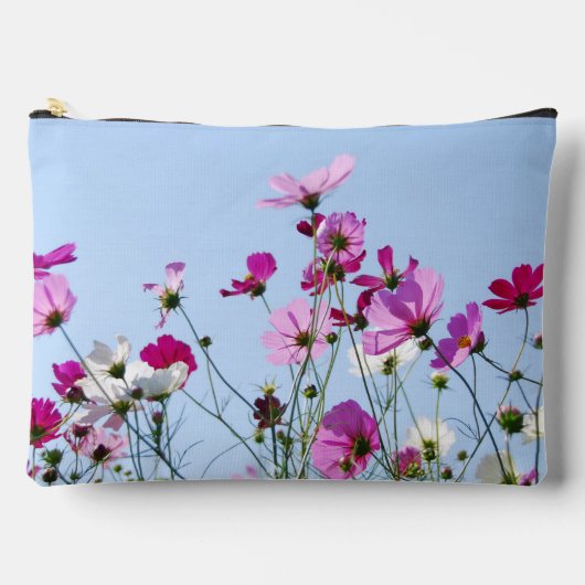 Mooie paarse wilde bloemen weide foto etui (Voorkant)