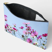 Mooie paarse wilde bloemen weide foto etui (Open)