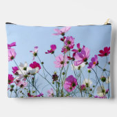 Mooie paarse wilde bloemen weide foto etui (Achterkant)