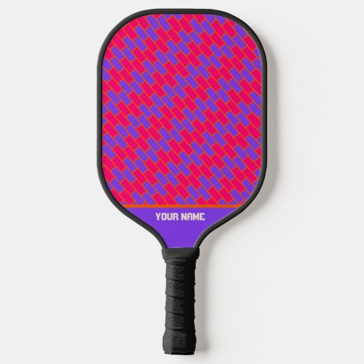 Mooie Paarse Workout Pro Pickleball Paddle (Achterkant)