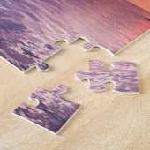 Mooie Paarse zonsondergang in Cebu City, Filipijne Legpuzzel (Zijkant)