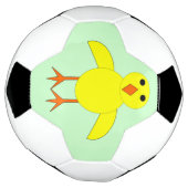 Mooie Paas Kuiken Voetbal Bal (Gedraaid)