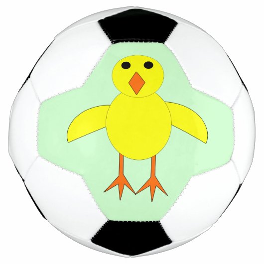 Mooie Paas Kuiken Voetbal Bal (Voorkant)