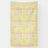 Mooie paas- / lenteprint spandoek (Verticaal)