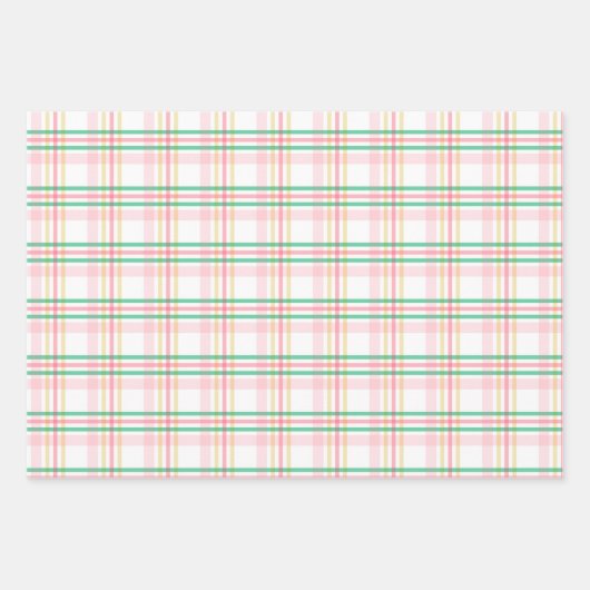 Mooie Paashaas & Bloemen Inpakpapier Vel (Voorkant 3)