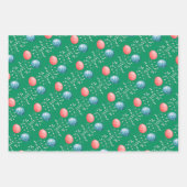 Mooie Paashaas & Bloemen Inpakpapier Vel (Voorkant 2)