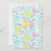 Mooie paashaas kaart (Achterkant)