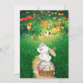 Mooie Paashaas Plat Wenskaart Kaart (Voorkant)