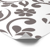 Mooie paaskonijnenkornamentaal poster (Hoek)