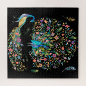 Mooie pacocks legpuzzel (Horizontaal)