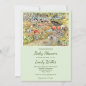 Mooie Paddenstoel Bos Baby Shower Kaart (Voorkant)