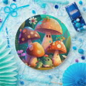 Mooie paddenstoelen, borden papieren bordje (Feest)