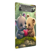 Mooie paddenstoelen in het bos      klembord (Schuin)