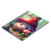 Mooie paddenstoelen in het bos - veel succes notitieboek (Linkerzijde)