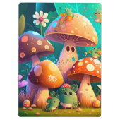 Mooie paddenstoelen klembord (Achterkant)