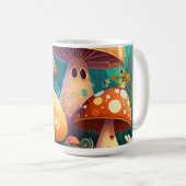 Mooie paddenstoelen koffiemok (Voorkant rechts)