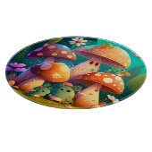 Mooie paddenstoelen snijplank (Hoek)