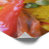 Mooie paella close-up poster (Hoek)