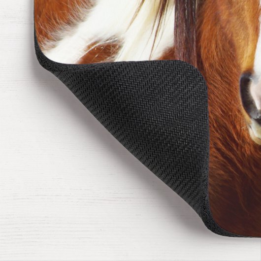 Mooie Paint Horse Mousepad Muismat (Hoek)