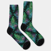 Mooie Paisley-design Sokken (Rechts)