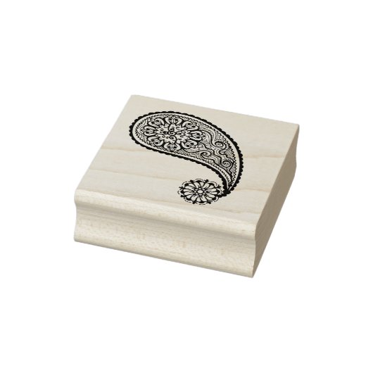 Mooie Paisley Scrapbooking Rubberstempel (Stempel)