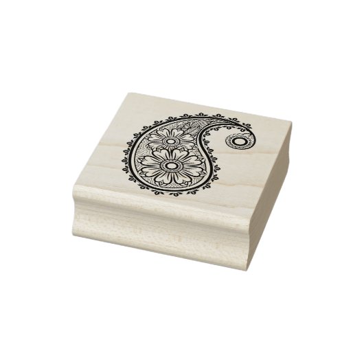 Mooie Paisley Scrapbooking Rubberstempel (Stempel)
