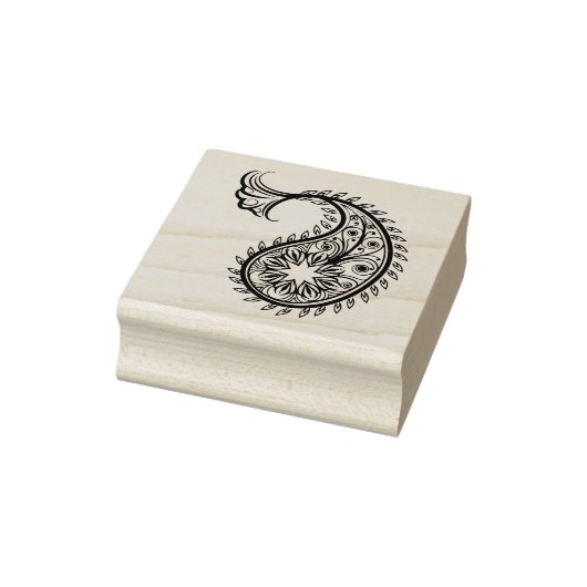 Mooie Paisley Scrapbooking Rubberstempel (Stempel)