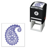 Mooie Paisley Scrapbooking Zelfinktende Stempel (In situ)
