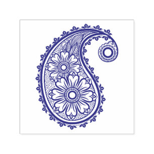 Mooie Paisley Scrapbooking Zelfinktende Stempel