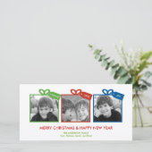 Mooie pakketten Vakantie Fotokaart Feestdagenkaart (Staand voorkant)