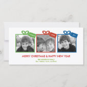 Mooie pakketten Vakantie Fotokaart Feestdagenkaart (Voorkant)