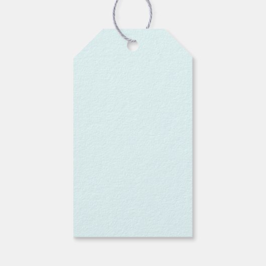 Mooie palmbomen op een tropisch strand cadeaulabel (Achterkant)