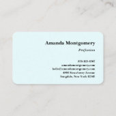 Mooie palmbomen op een tropisch strand visitekaartje (Achterkant)