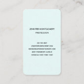 Mooie palmbomen op een tropisch strand visitekaartje (Achterkant)