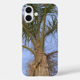 Mooie palmboom close-up iPhone 16 plus hoesje