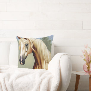 Mooie Palomino Paard Kussen