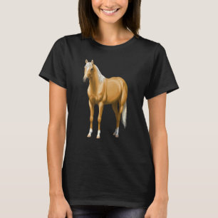 Mooie Palomino Quarter Horse-hengst T-shirt