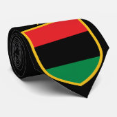 Mooie Pan Afrikaanse vlag Stropdas (Opgerold)