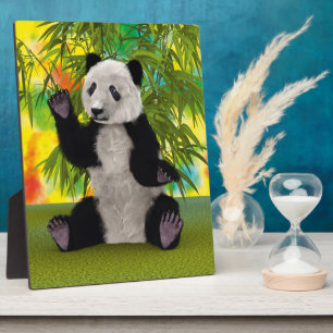 Mooie Panda Beer Kawaii Dierenliefhebber Perfect C Fotoplaat