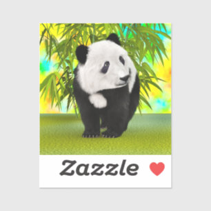 Mooie Panda Beer Kawaii Dierenliefhebber Perfecte  Sticker
