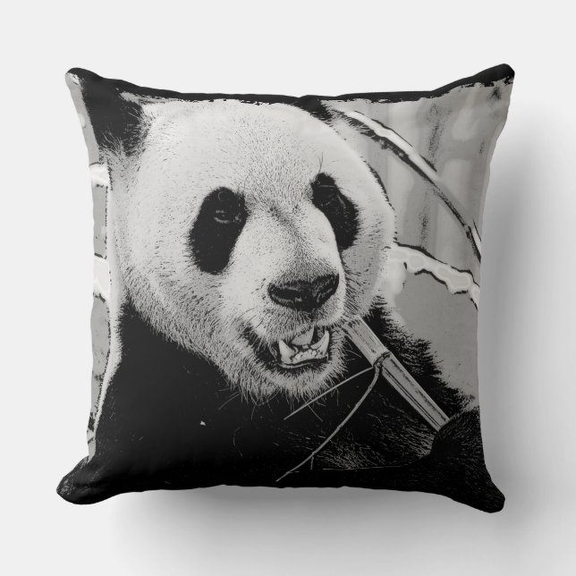 Mooie panda beer welp kussen (Voorkant)