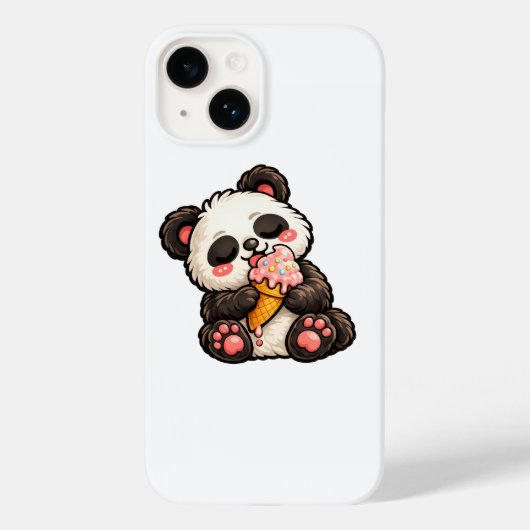 Mooie Panda Ijs Case-Mate iPhone Case (Achterkant)