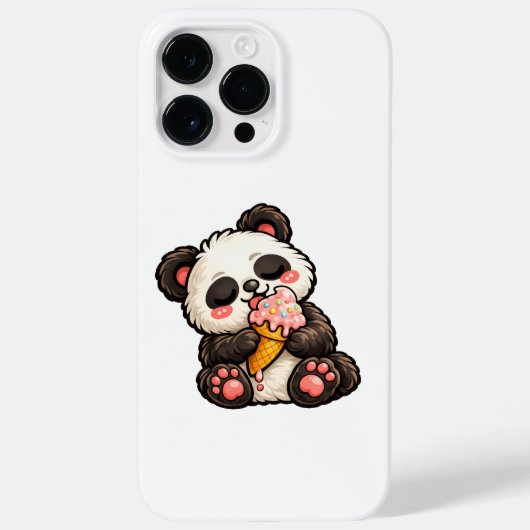 Mooie Panda Ijs Case-Mate iPhone Case (Achterkant)