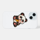 Mooie Panda Ijs iPhone 15 Case (Achterkant horizontaal)