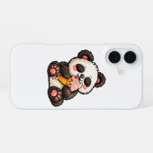 Mooie Panda Ijs iPhone 16 Hoesje (Achterkant horizontaal)